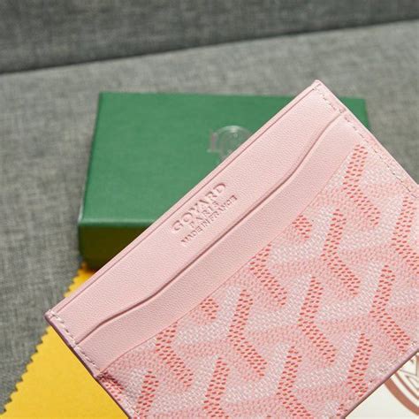 pink goyard cardholder|goyard card holder dupes.